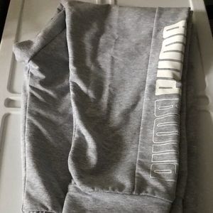 Grey puma joggers